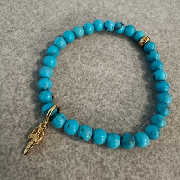 크롬하츠 22k 대거참 비즈팔찌