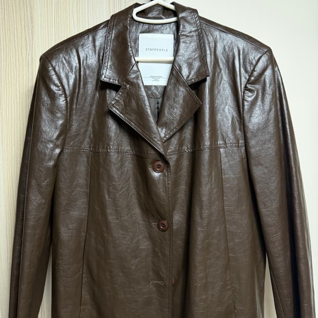 스테이피플 가죽자켓