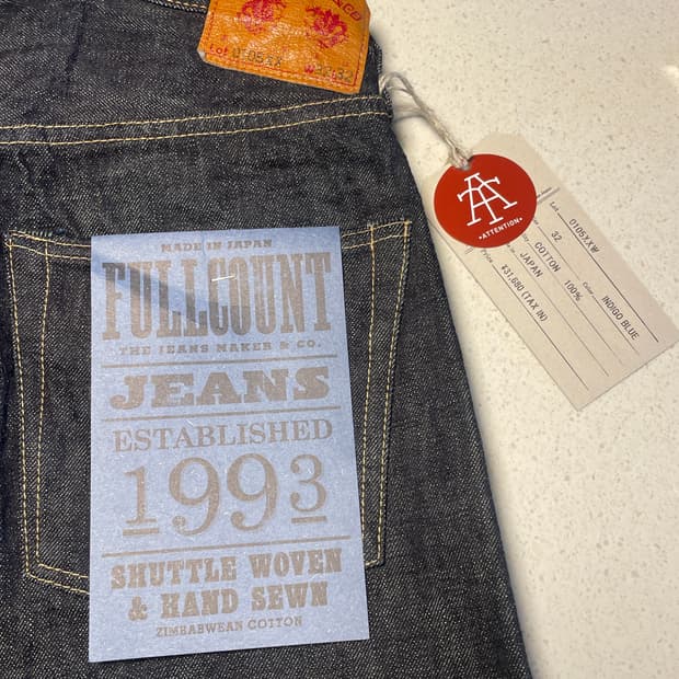 풀카운트 0105xxw 32size(새상품)