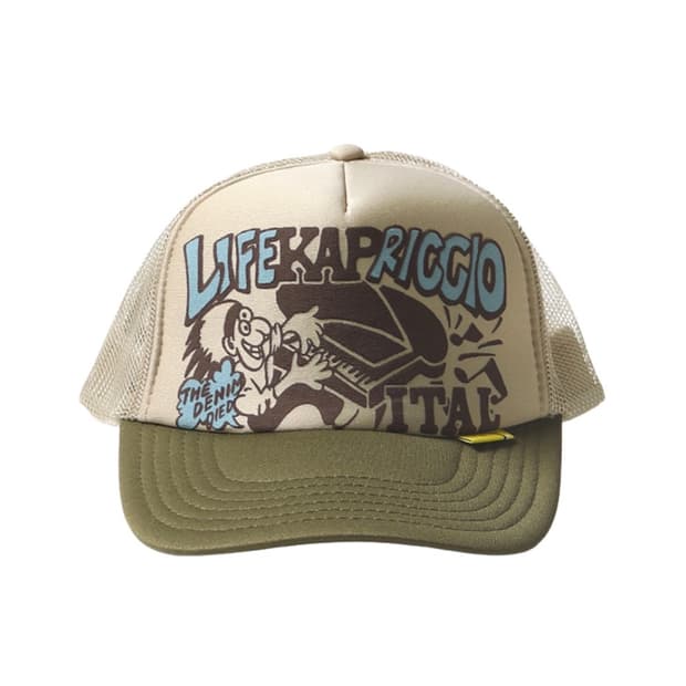 캐피탈 트러커 캡 다크그린(새상품)