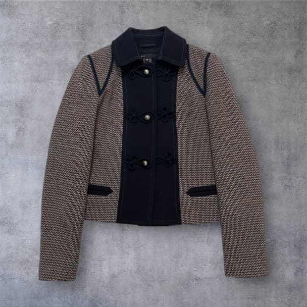 마크제이콥스 Marc Jacobs 트위드 배색 크롭 자켓 XS