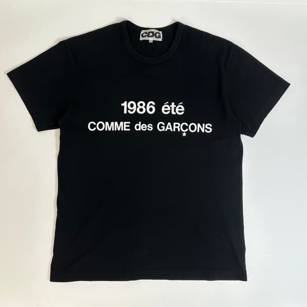 CDG 1986 꼼데가르송 티셔츠 블랙 100-105