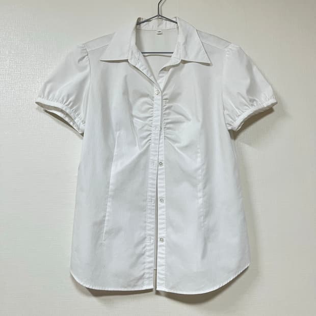 브랜디멜빌깔 일본빈티지 화이트 퍼프 블라우스