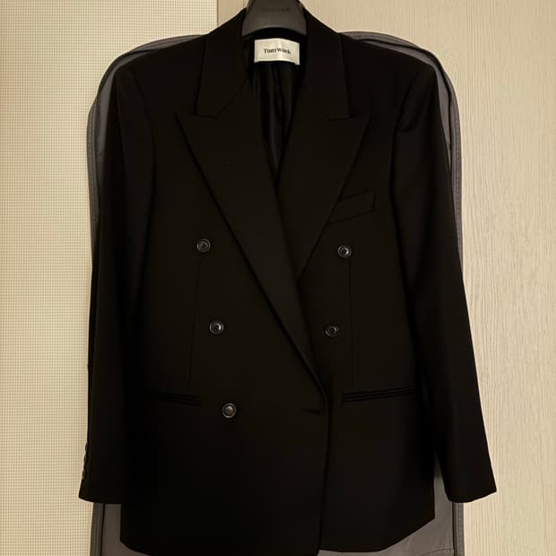 토니웩 울 트윌 더블 자켓