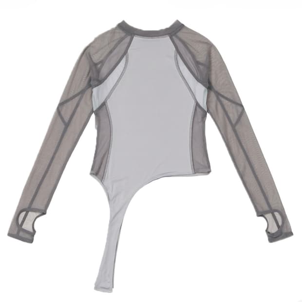 본네 우먼 매쉬 탑 그레이 1