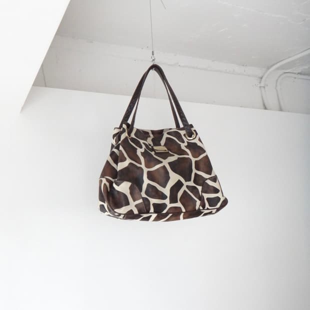 ANNE KLEIN animal pattern bag