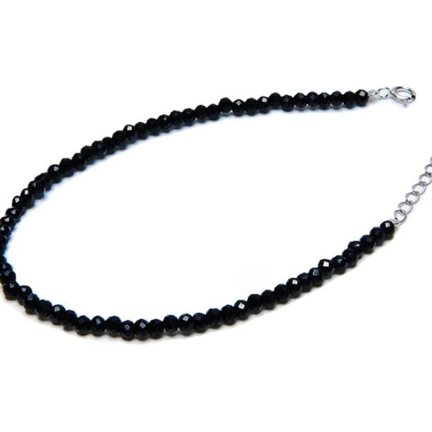 베벨로 [Bs-362] 925실버 블랙 원석팔찌