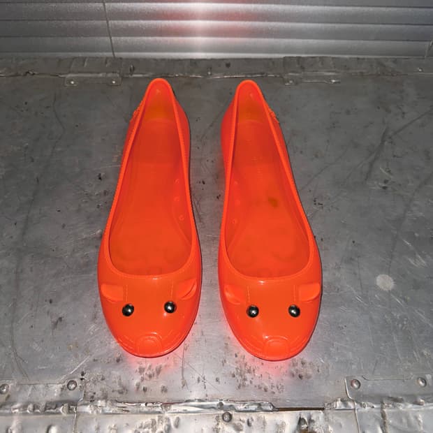 00s 마크 제이콥스 마우스/쥐 발레 젤리 플랫