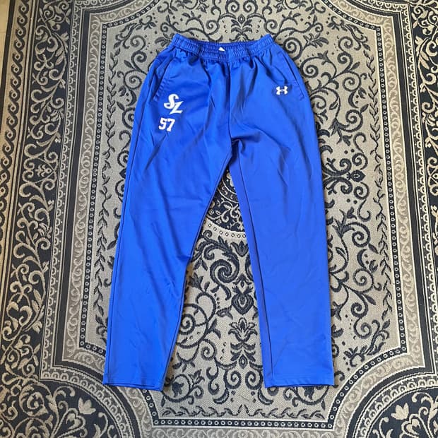 110 언더아머 삼성라이온즈 지급용 트레이닝 팬츠/W2329