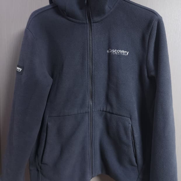 디스커버리 기모 후드집업, L