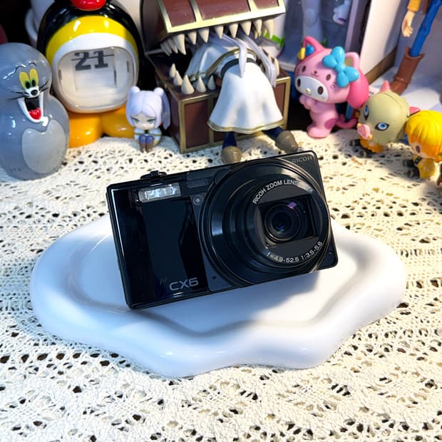 [💖하이엔드 필름감성] 리코 RICOH CX6 블랙 디지털 카메라