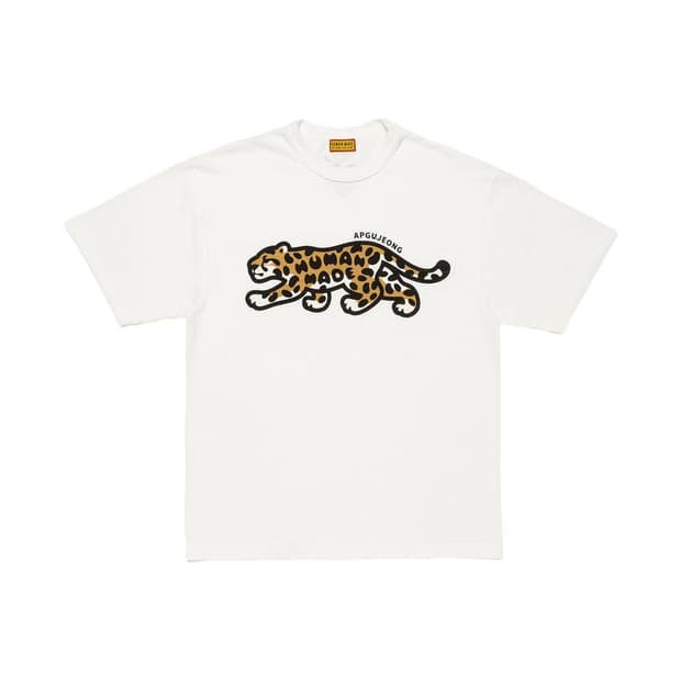 휴먼 메이드 애니멀 그래픽 티셔츠 화이트 - 압구정 스토어 한정