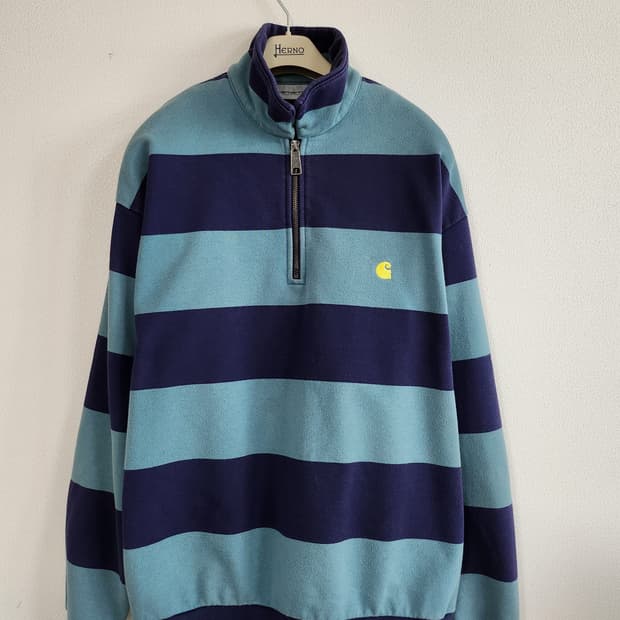 칼하트 스트라이프하프집업(XL