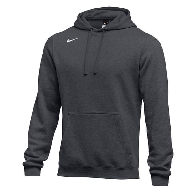 나이키 스우시 클럽 후리스 기모 후드티 블랙 차콜 835585-060
