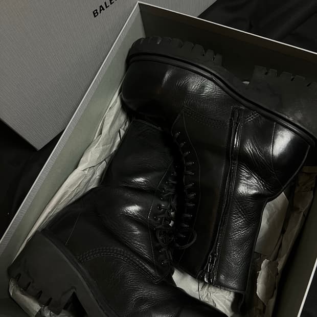 [발렌시아가] 스톰퍼 부츠 43