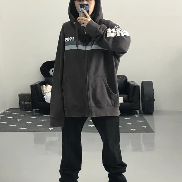 00’s 빈티지 러셀 애슬레틱 후드집업