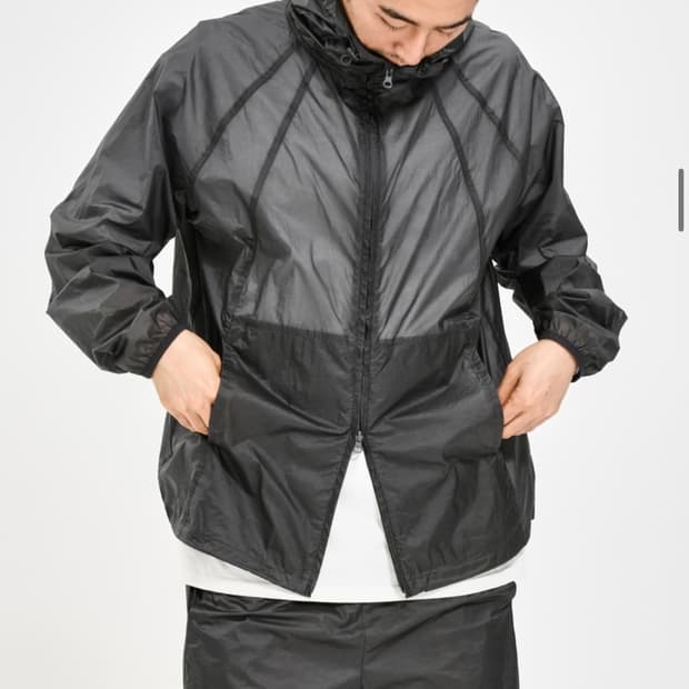[이사 급처!!] 엑스트라오디너리 쉬어 윈드브레이커 자켓 차콜 M사이즈