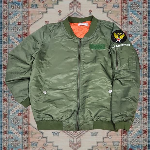 U.S.AIR FORCES 나일론 올드스쿨 Ma-1 항공점퍼 자켓