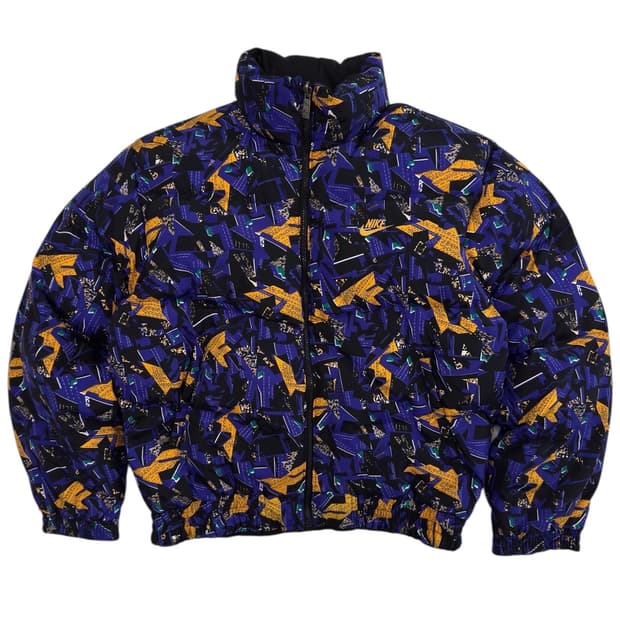 92's 나이키 삼나스포츠 올드스쿨 양면 덕다운 패딩