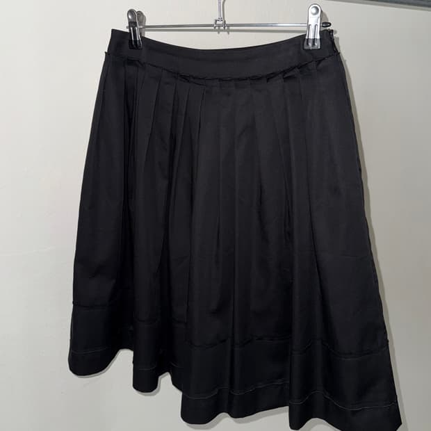 빈티지 미디 스커트