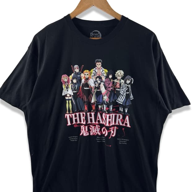 귀멸의칼날 오피셜 하시라 그래픽 티셔츠2071