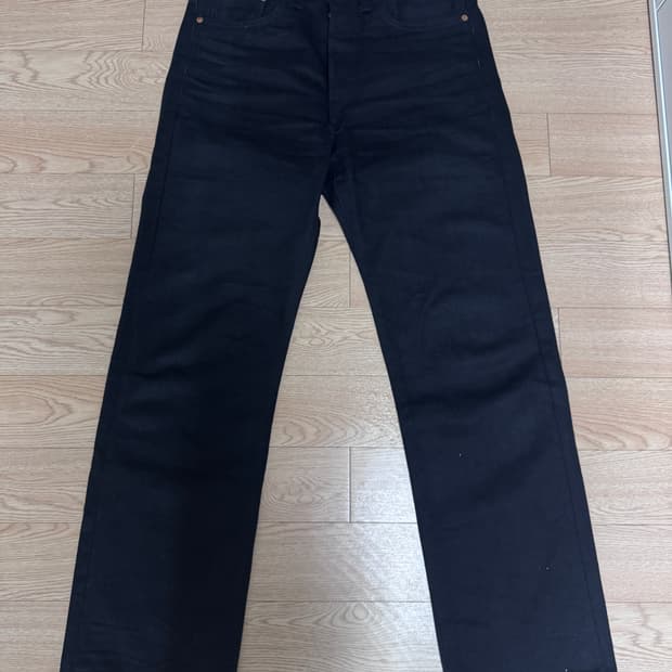 RRL 더블알엘 빈티지파이브포켓 블랙온블랙 31x32 빈파포 블온블