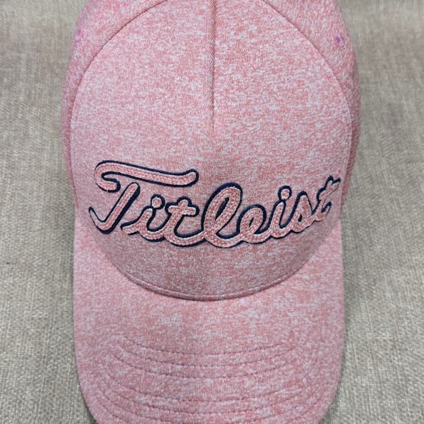 타이틀리스트 M/L - 남성 골프 햇 핑크 코랄 핏 