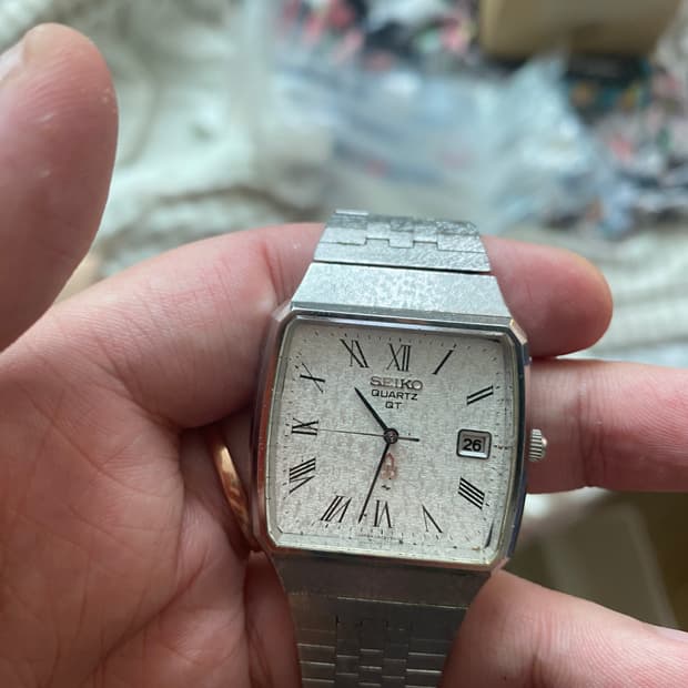 빈티지 세이코 seiko 눈꽃 눈송이  qt 0822-5010 쿼츠