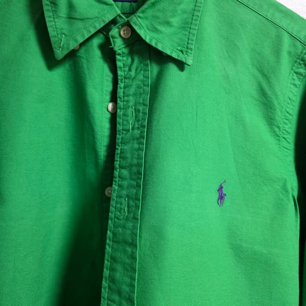 폴로랄프로렌 옥스포드셔츠 그린 S사이즈