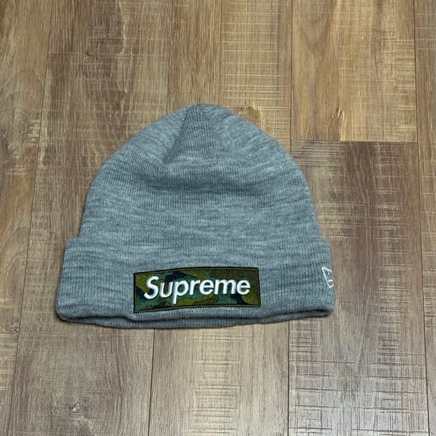 슈프림 뉴에라 박스로고 카모 비니