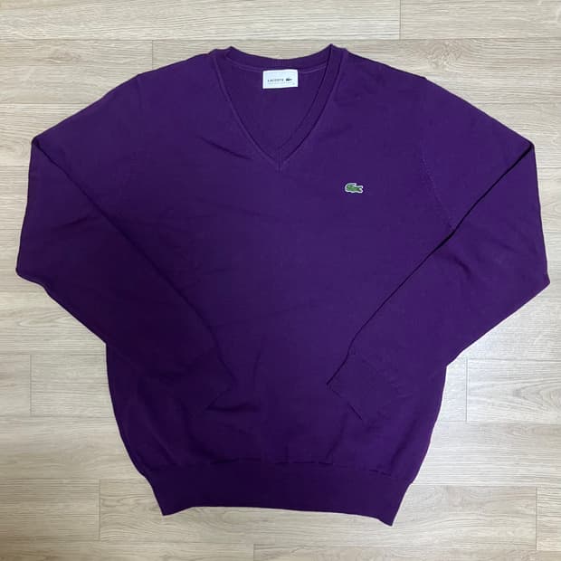 [3] 라코스테 메이드 인 재팬 브이넥 니트