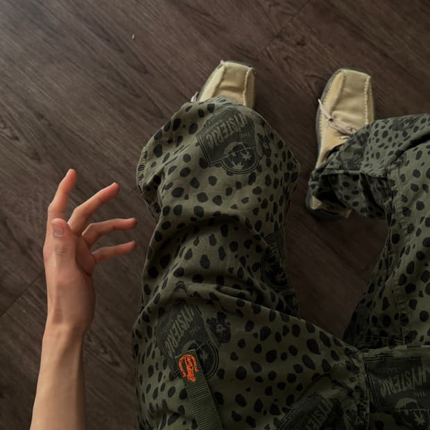 Hysteric 올오버 레오파드 팬츠