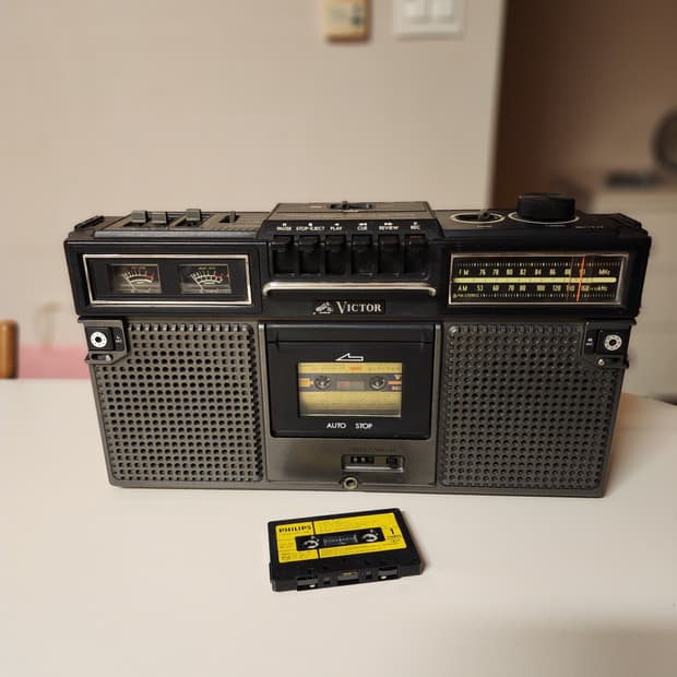 Victor (JVC) RC-717 빈티지카세트 플레이어 희귀템