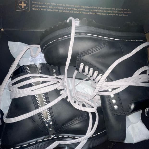 닥터마틴 릭오웬스 스틸토 부츠 260