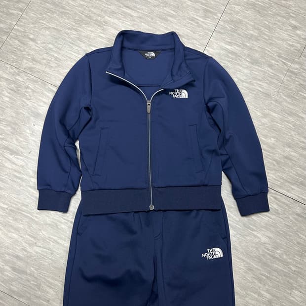노스페이스 네이비 키즈 트레이닝복 세트