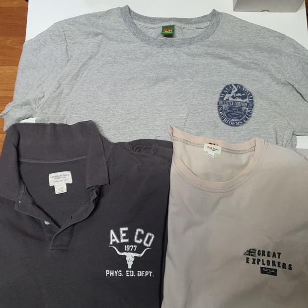 홀리스터 빈티지 티셔츠 3종일괄 특가 