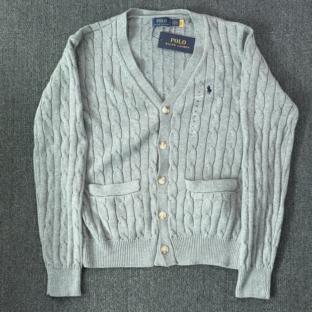 폴로 랄프로렌 브이넥 가디건 