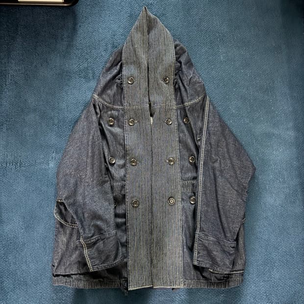 1) 캐피탈 10oz 데님 링 코트