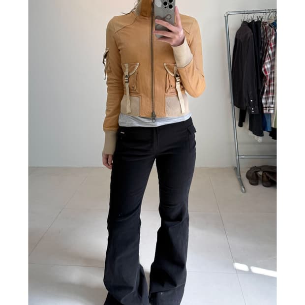 빈티지 양가죽 자켓