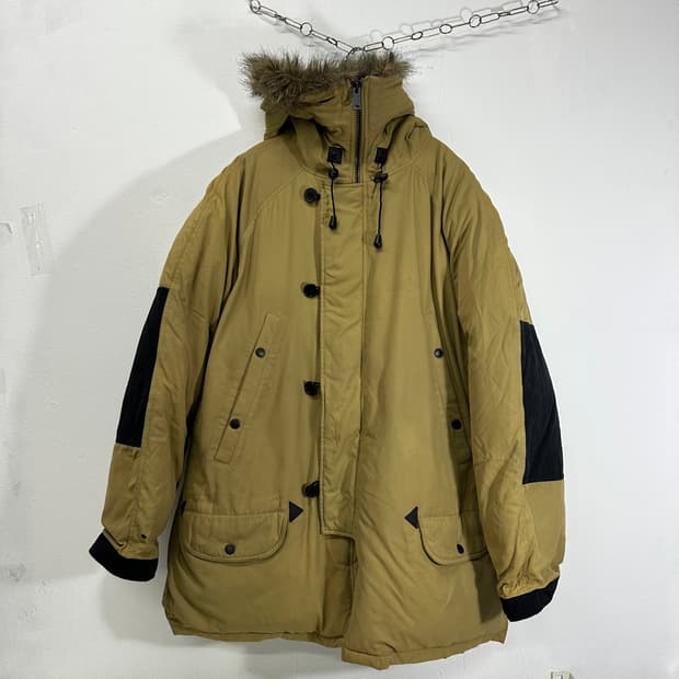 L 폴로 진스 베이지카키 N3B 야상 패딩