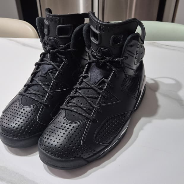 나이키 에어조던6 블랙캣 265mm