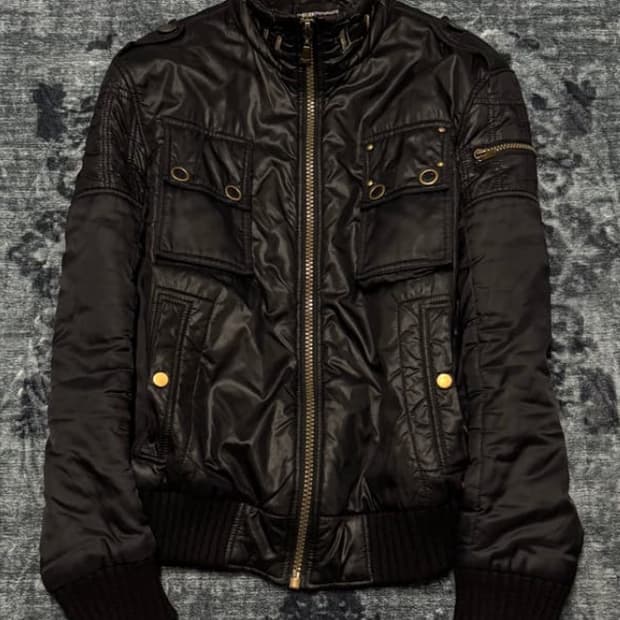Emporio armani y2k biker jacket