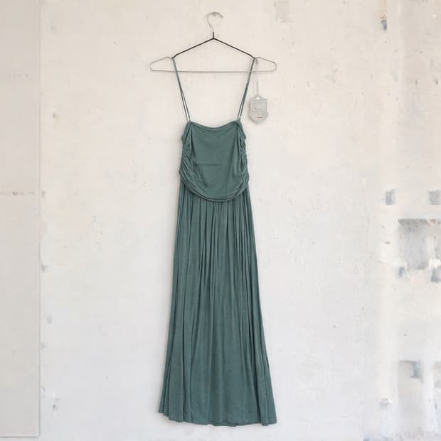 Minimal Draped Long Dress