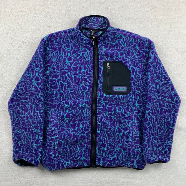 볼컴 VOLCOM 풀패턴 플리스 집업 그래놀라 코어