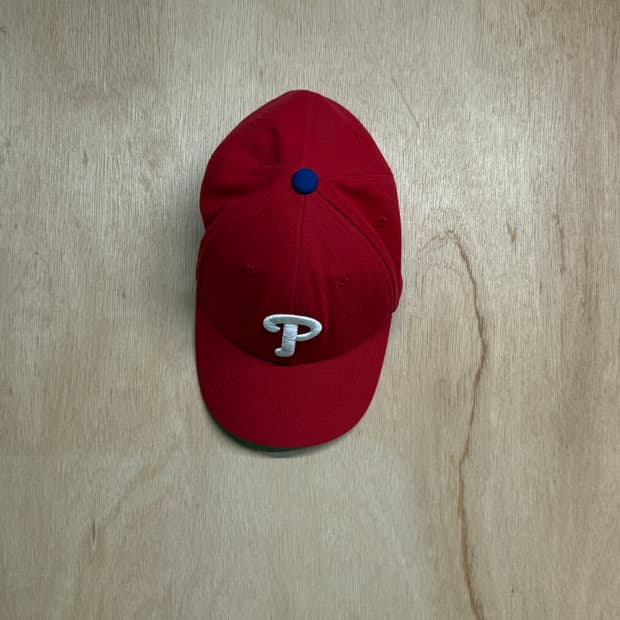 MLB 필라델피아 필리스 p로고 레드 볼캡