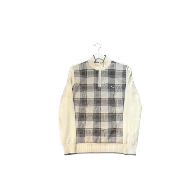 푸마 여성 방풍 하프집업 반집업 니트 L사이즈