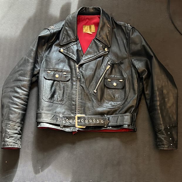 1960s-70s Sears 시어스 디포켓 사이클챔프 라이더자켓 105