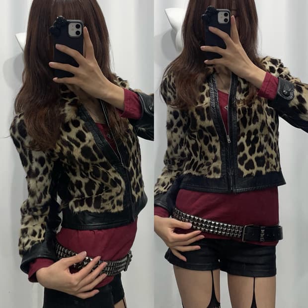 🎸레오파드 퍼 자켓🎸