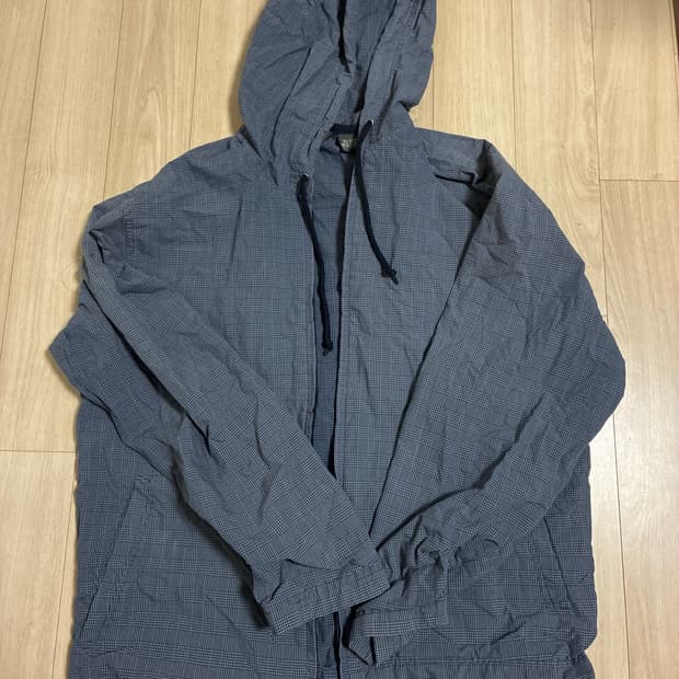 빈티지 체크바람막이