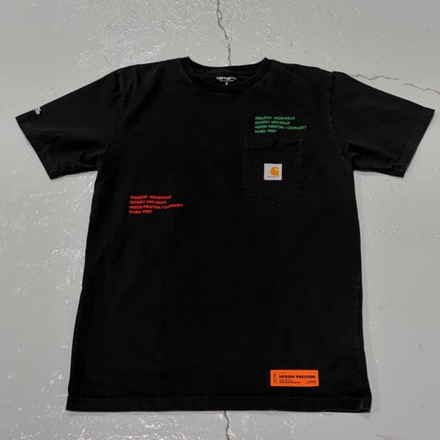 칼하트(Carhartt) X 헤론프레스톤(Heron Preston)티셔츠